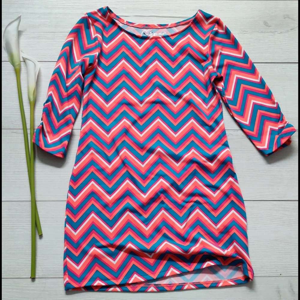 *💖 Gracie by Soybu 3/4 cinched sleeve dress
